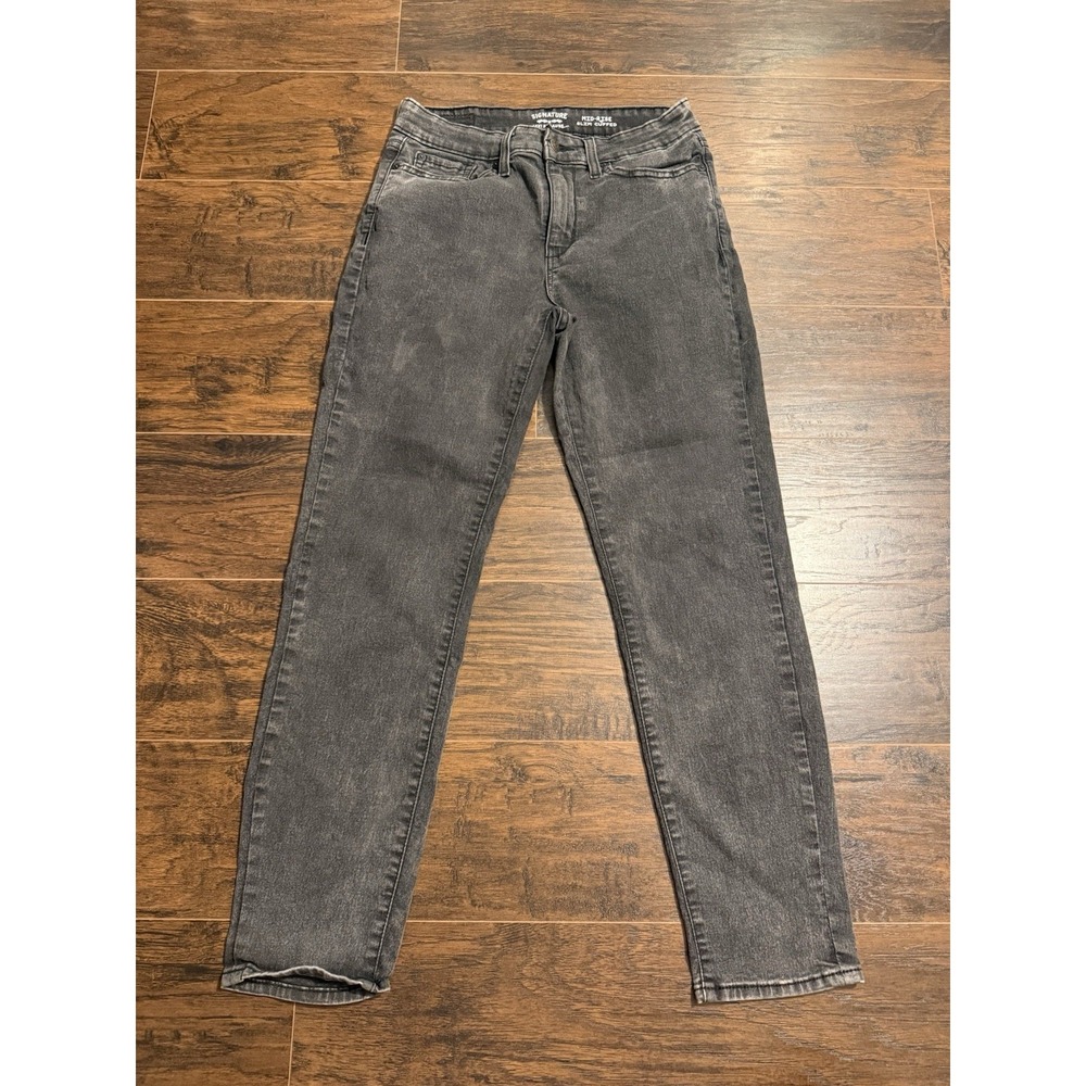 rue21 Men Jeans 34x30 Gray Slim Stretch Denim Black Wash Casual Streetwear Pants